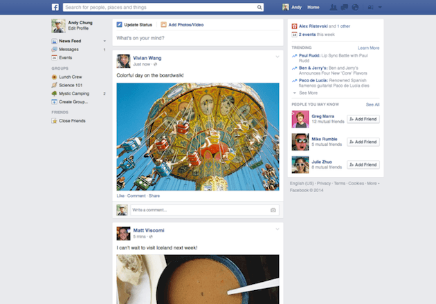 Facebook cambia su <i>newsfeed</i>; los usuarios en español lo tendrán en este mes