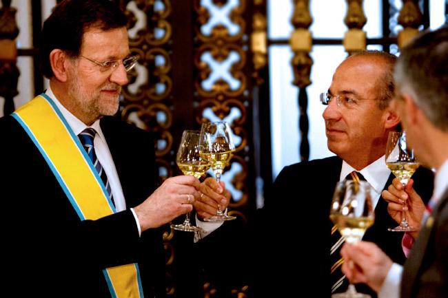 En México hay certeza de inversión y jurídica para España: Calderón