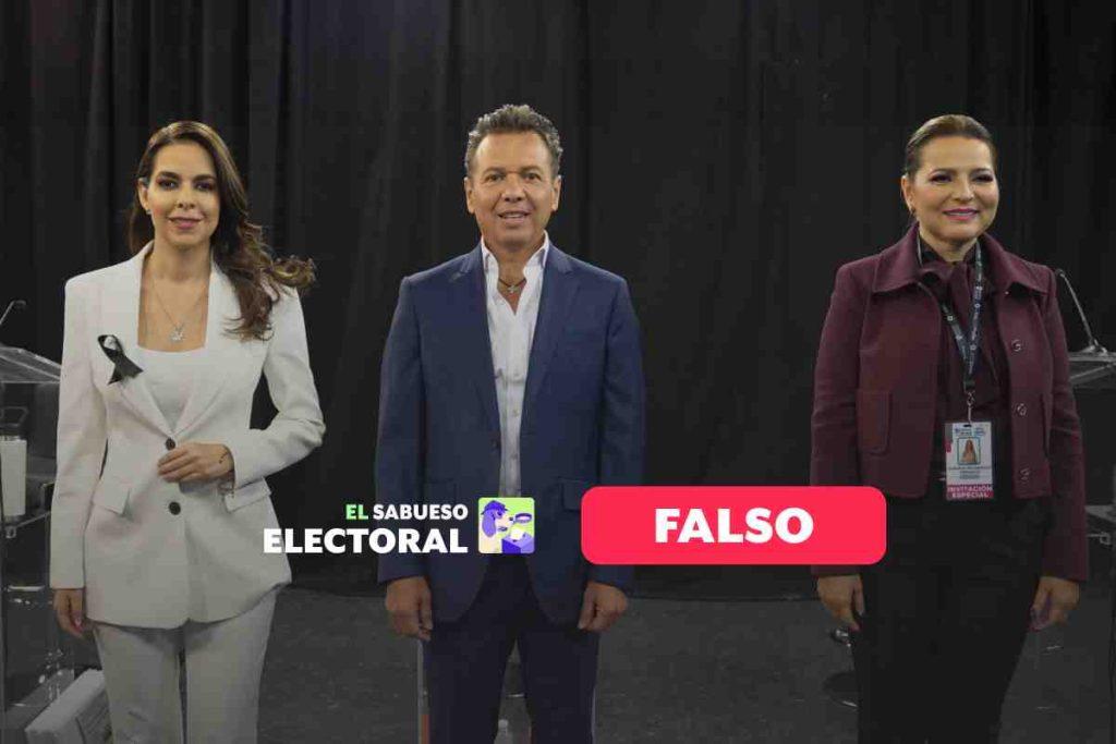 Debate Jalisco: Las frases engañosas de Pablo Lemus, Claudia Delgadillo y Laura Haro