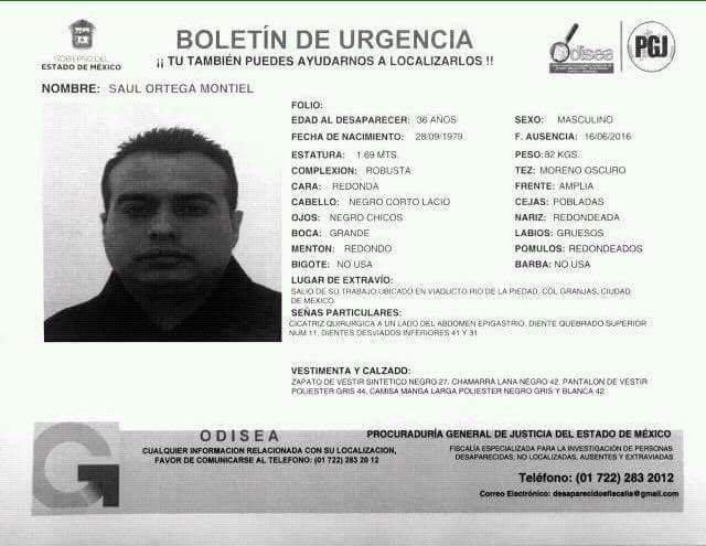 El SAT, sin información de sus dos trabajadores desaparecidos hace seis días en Tlatlaya