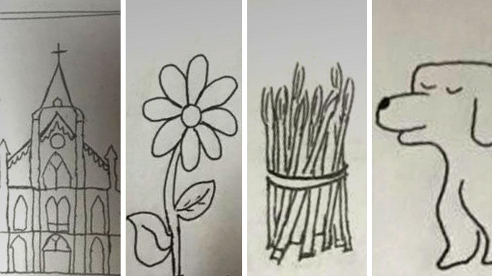 El joven que creó una agenda de teléfonos con dibujos para su abuela que no sabe leer
