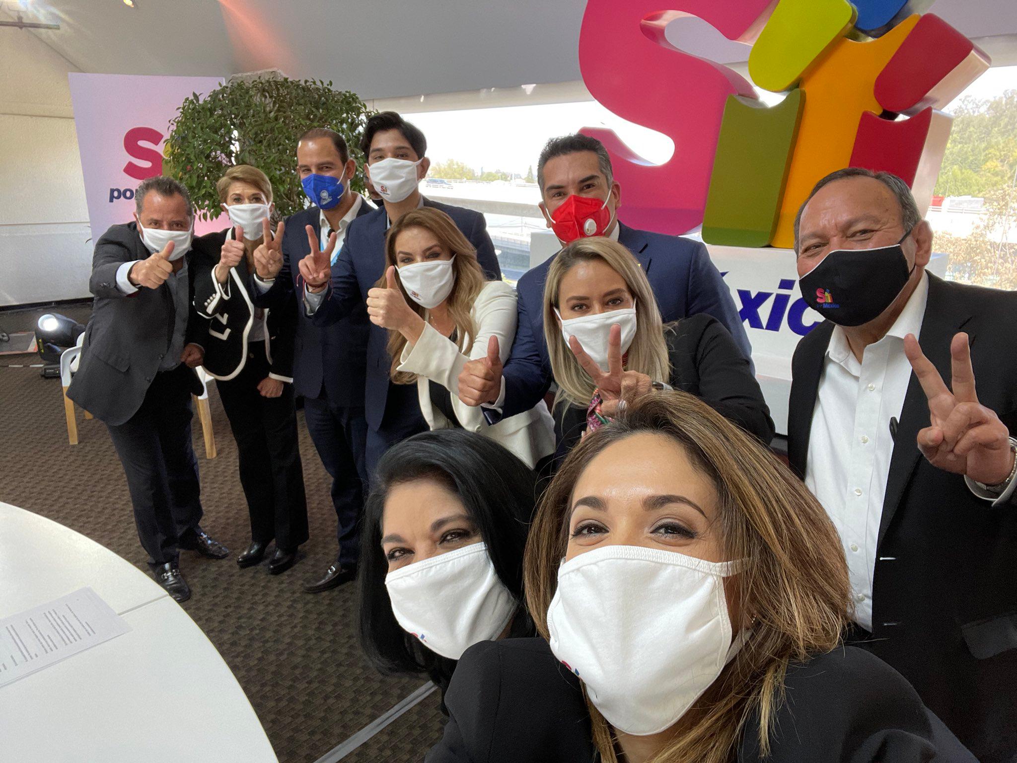 Sí por México se une a PRI, PAN y PRD para elecciones de 2021; dicen que van por “mayoría de Morena”