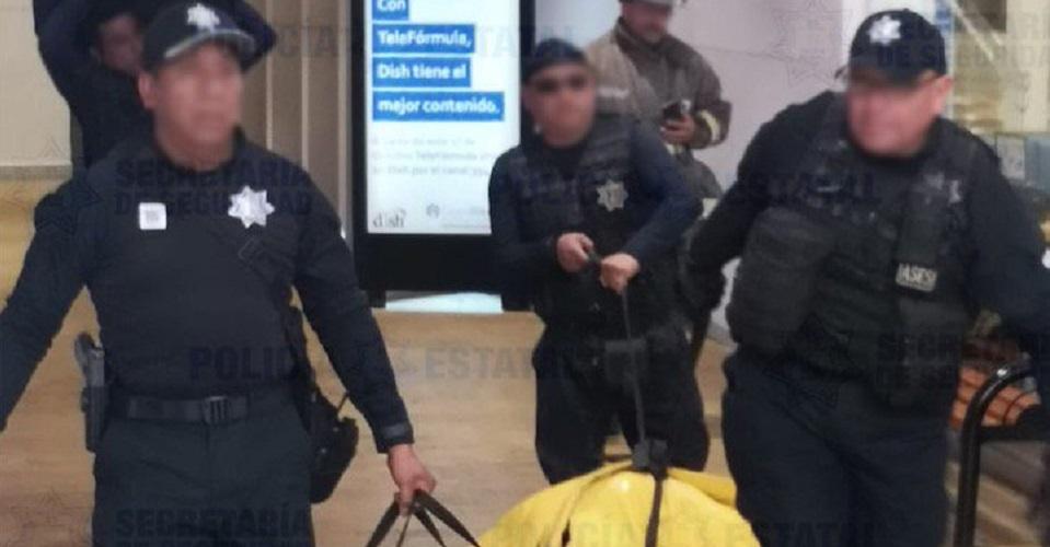Policía del Edomex desactiva una bomba en Mundo E, en Tlalnepantla