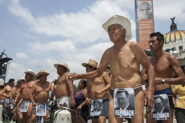 La manifestación de Los 400 Pueblos (En imágenes)