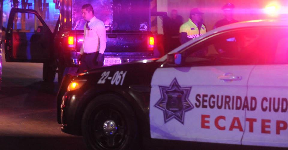 Detienen a nueve personas que presuntamente simulaban ser policías para robar en Ecatepec, Edomex