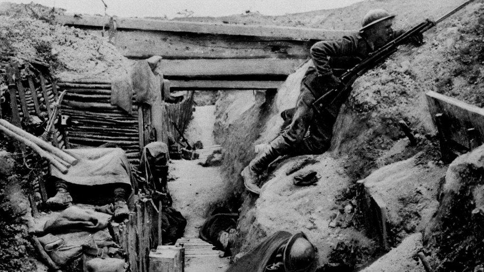 La ironía en las trincheras de la Primera Guerra Mundial