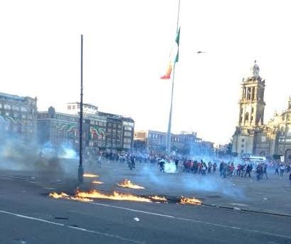 Tres detenidos por disturbios en la marcha del 2 de octubre