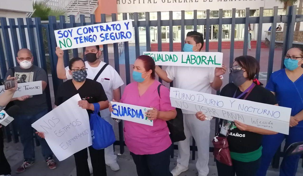 Enfermera denuncia que en Hospital de Mexicali se da prioridad a pacientes jóvenes con COVID; autoridades lo niegan