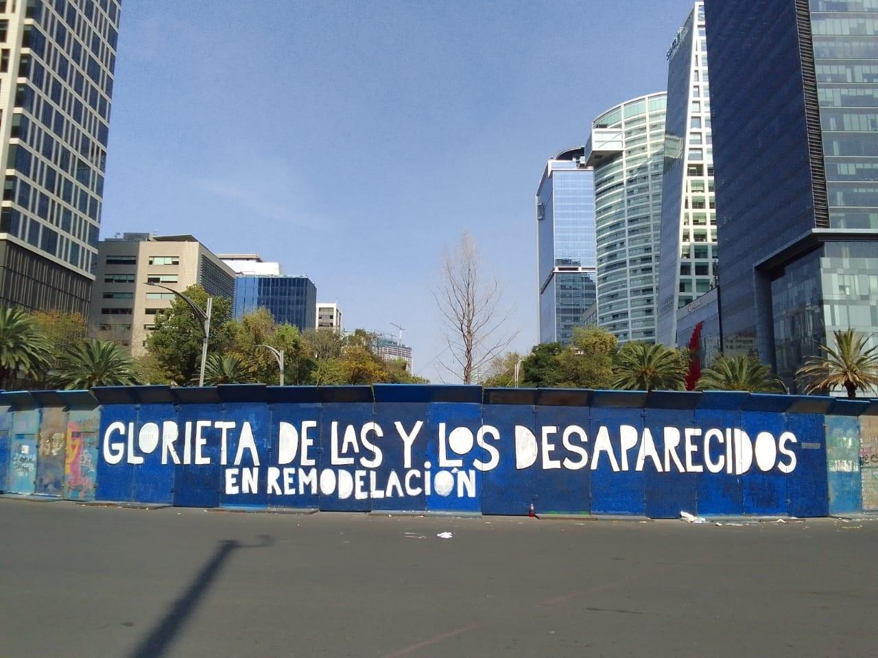 Gobierno borra, otra vez, nombres de Glorieta de las y los desaparecidos