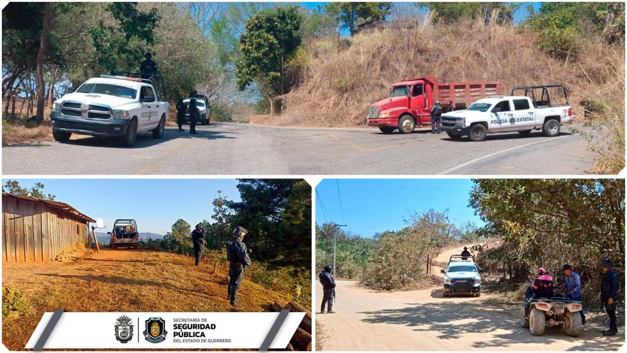 Desplazados por violencia en la Sierra de Guerrero regresan por sus cosas escoltados por el Ejército