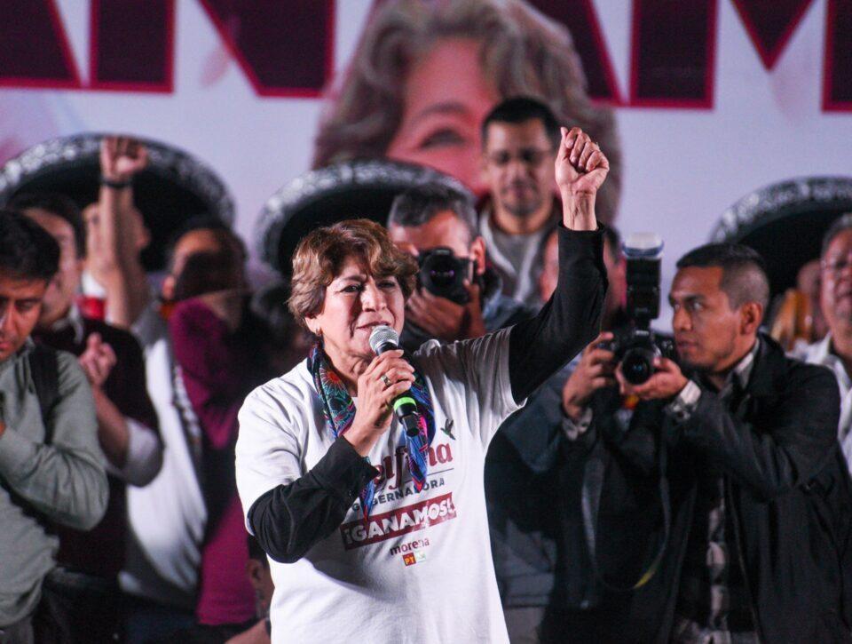 Delfina Gómez triunfa con los votos del oriente y la zona rural