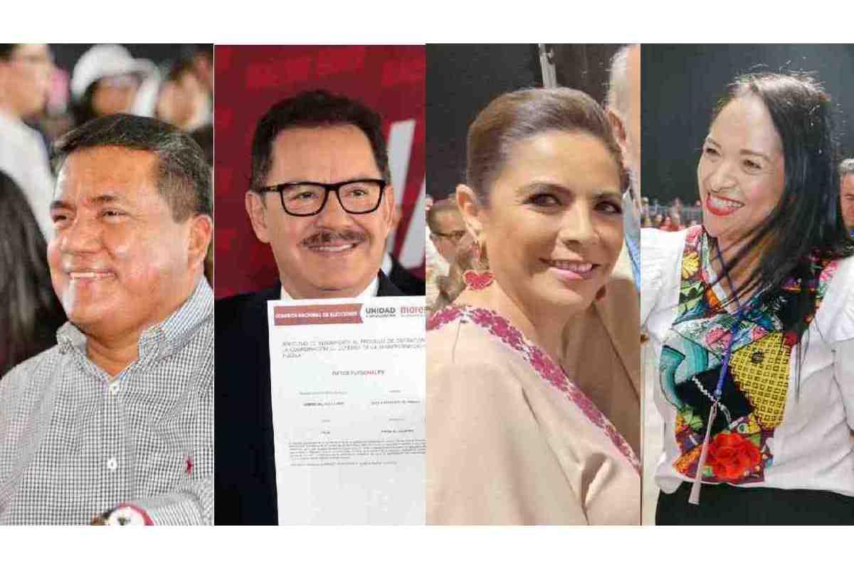 Elecciones Puebla 2024: Mier, Huerta, Salomón y Lizeth, los cuatros elegidos para encuesta de Morena