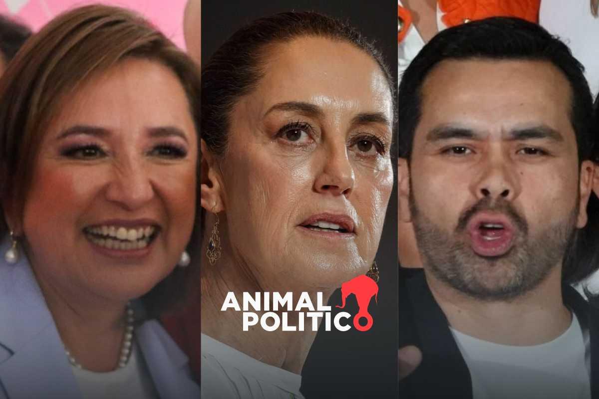 Aquí arrancarán sus campañas presidenciales Xóchitl Gálvez, Claudia Sheinbaum y Jorge Álvarez Máynez
