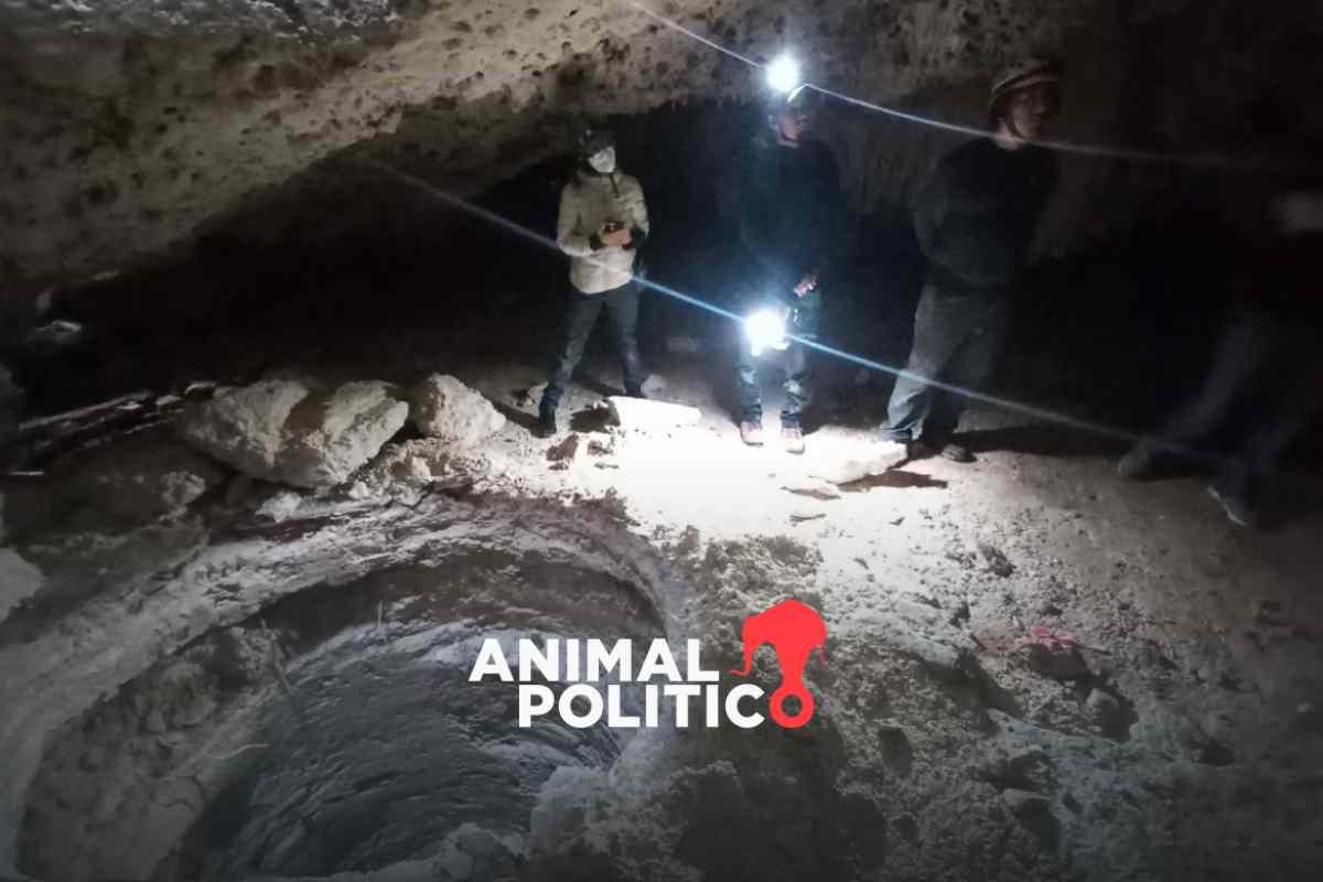 Ambientalistas exhiben perforación de cueva pese a que un juez ordenó frenar las obras del Tren Maya