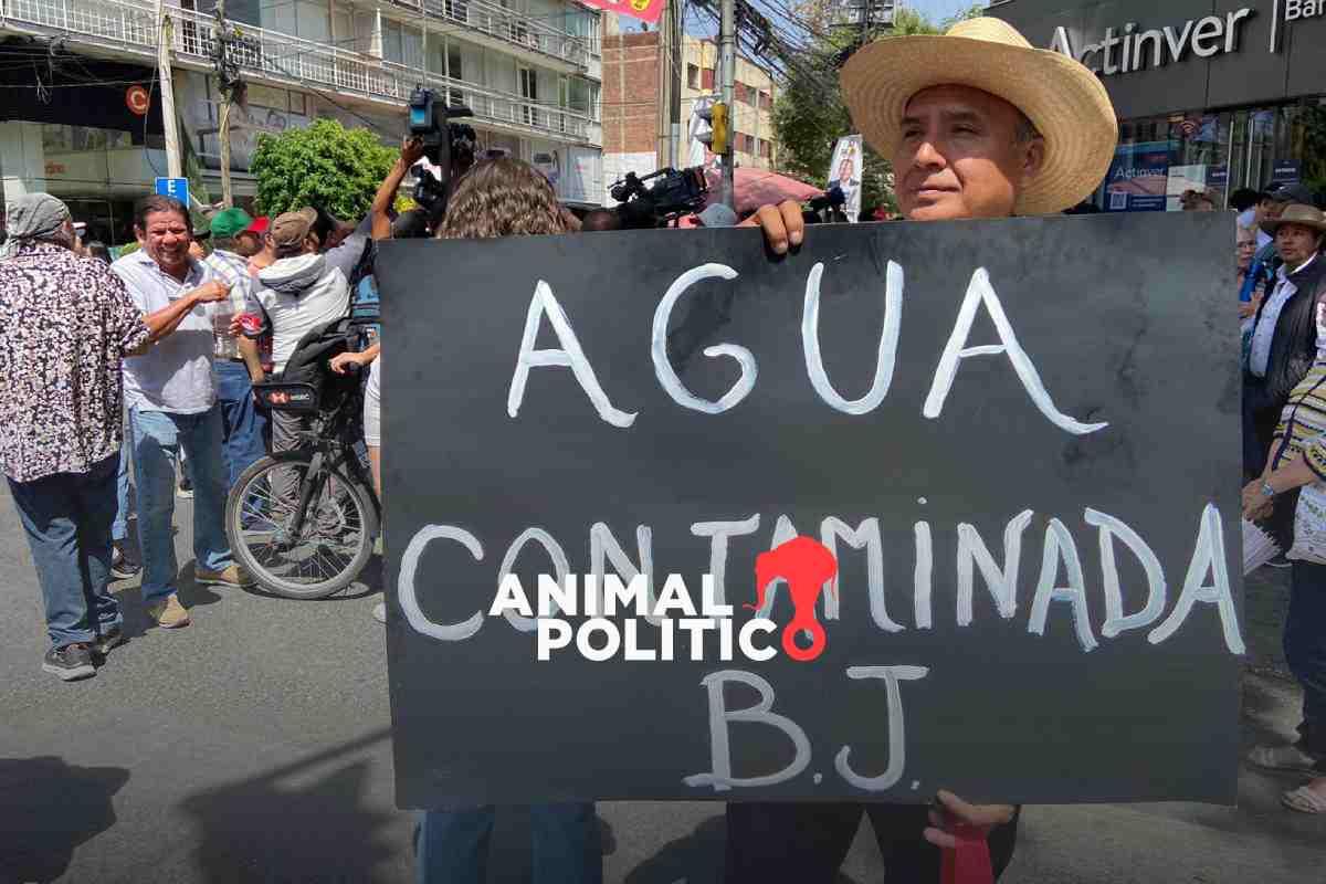 Polémica por agua contaminada en Benito Juárez irrumpe en campaña por gobierno de CDMX