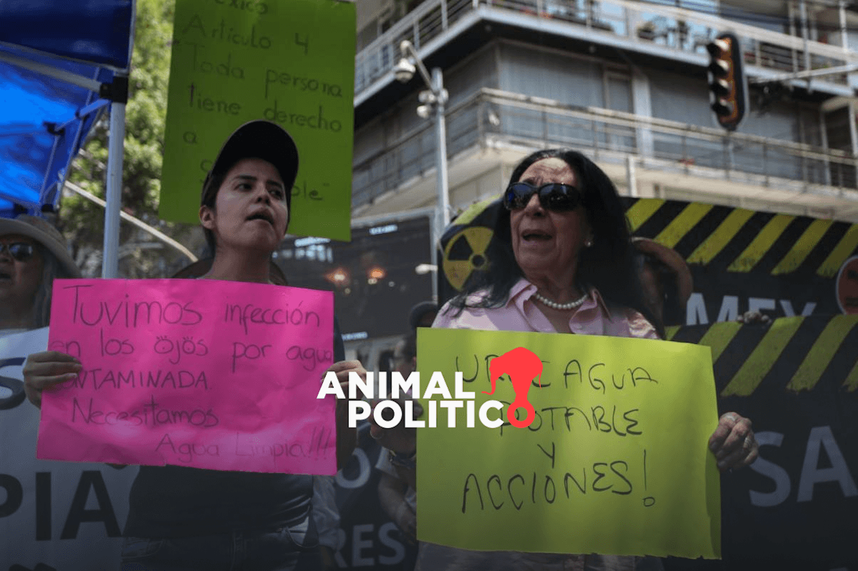 Vecinos de Benito Juárez denuncian al titular de Sacmex ante fiscalía CDMX por agua contaminada