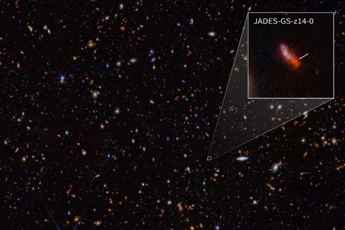 El telescopio James Webb descubrió una galaxia que podría dar pistas sobre el origen del universo