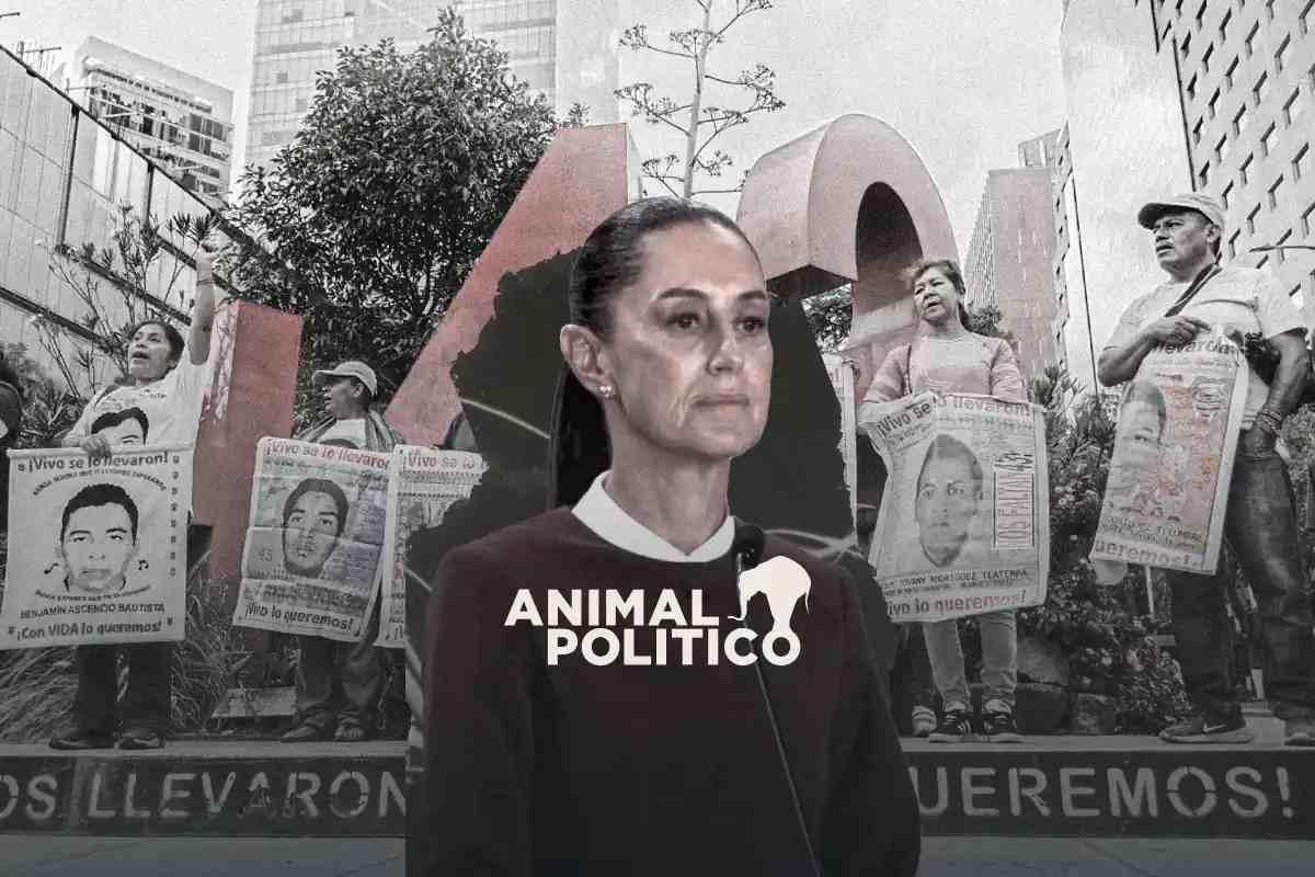 Padres y madres de los 43 estudiantes desaparecidos de Ayotzinapa buscan esperanza en Sheinbaum, tras decepción con AMLO