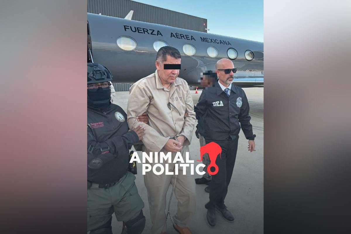 “El Cuini” fue recibido por el jefe de la DEA tras ser enviado por México a EU