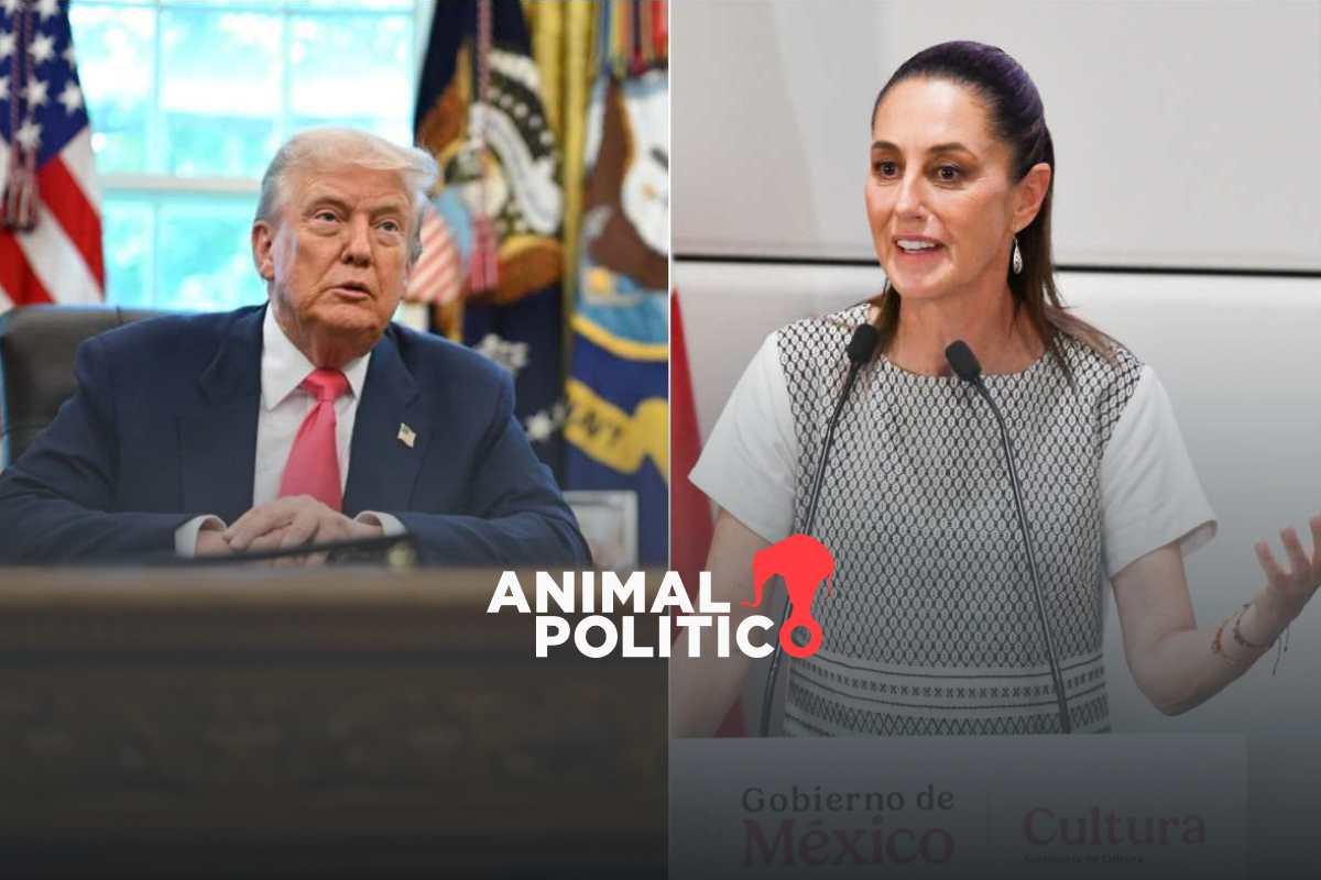 “México y Canadá hacen lo que les decimos”: Trump presume control en fronteras; en el país “el pueblo manda”, responde Sheinbaum