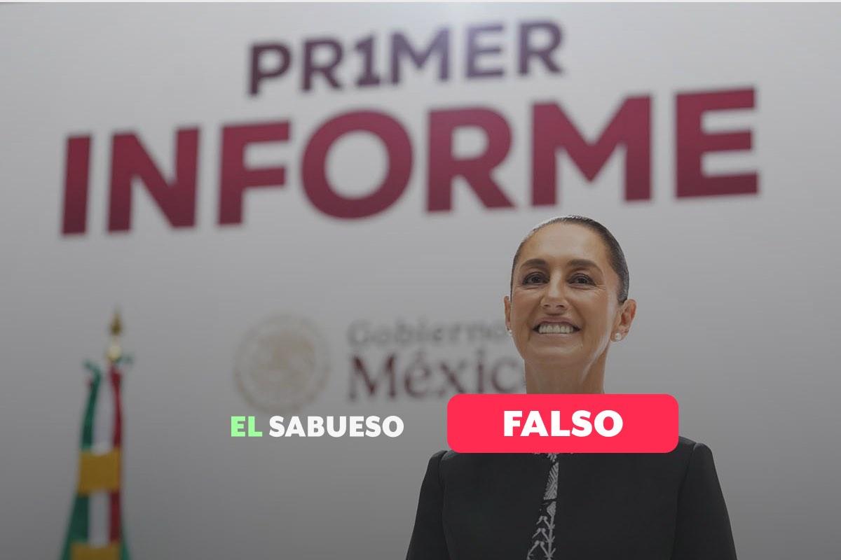 Datos falsos y engañosos en el documento del Primer Informe de Claudia Sheinbaum