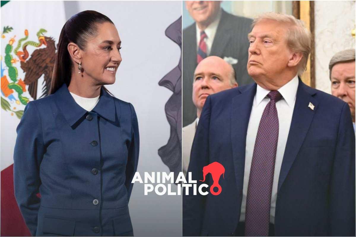 Trump ofreció a Sheinbaum enviar militares para combatir a cárteles, pero "ella tiene miedo", dijo
