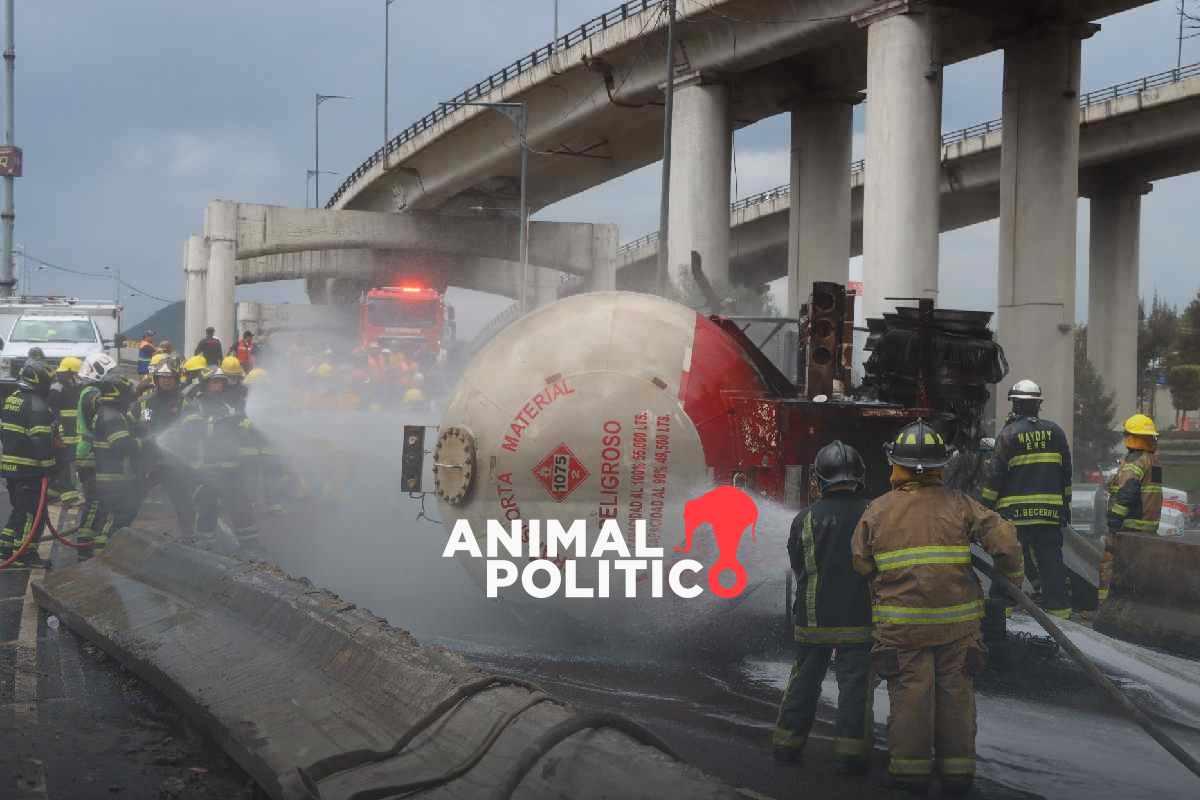 Empresa dueña de pipa que explotó en Puente de la Concordia no cuenta con póliza de seguro vigente: Semarnat