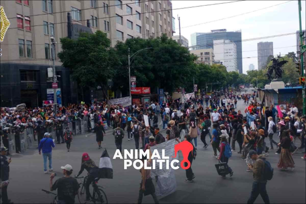 Marcha de la Generación Z en CDMX exige seguridad; les impiden llevar protesta al Zócalo