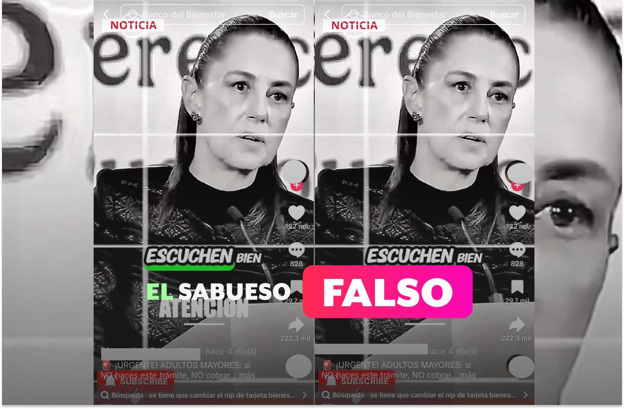 ¿Las personas que no cambien el NIP de su Tarjeta Bienestar no podrán cobrar su apoyo económico? Falso