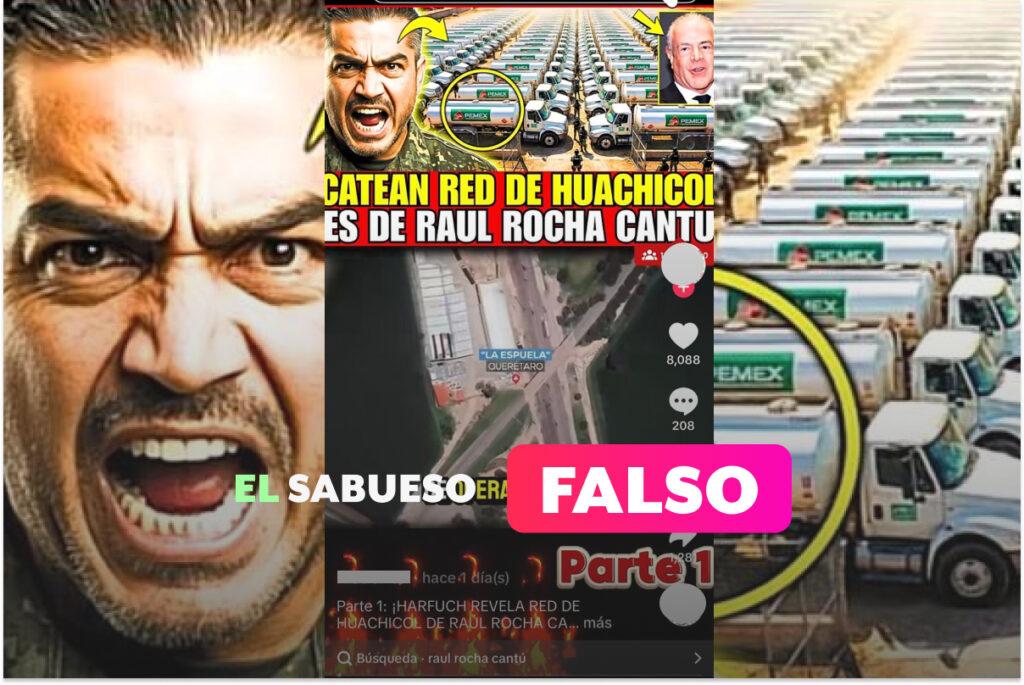 ¿La SSPC cateó un centro de operaciones de huachicol de Raúl Rocha Cantú? No, es falso