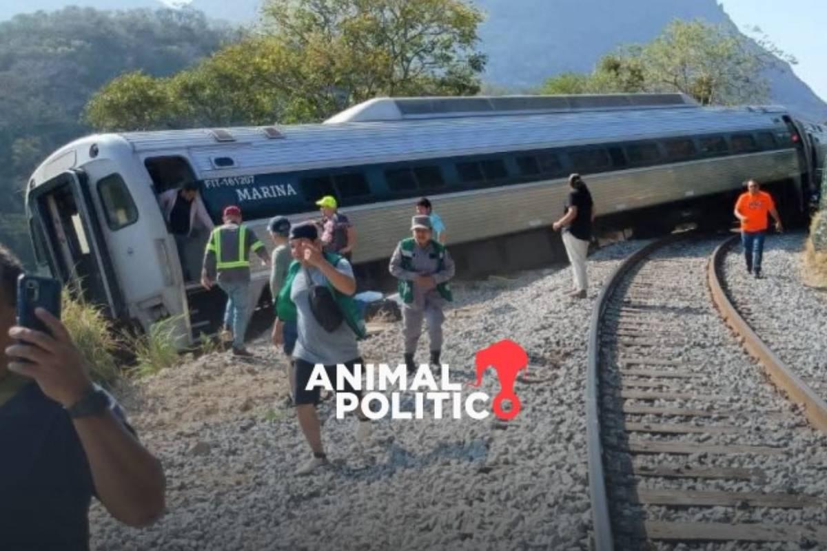 FGR inicia investigación por descarrilamiento de tren de pasajeros en el Corredor Interoceánico en Oaxaca