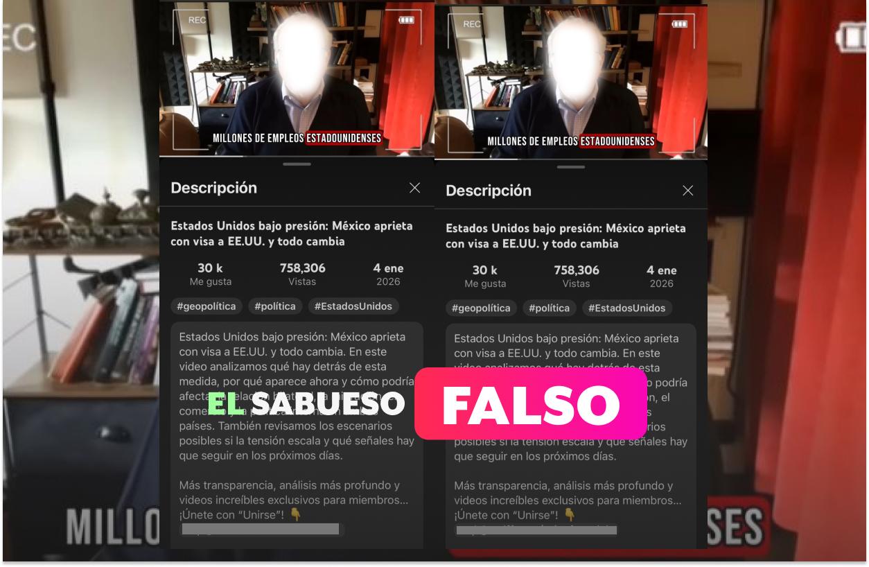 La presidenta Sheinbaum no ordenó visa para el ingreso de estadounidenses a México en 2026