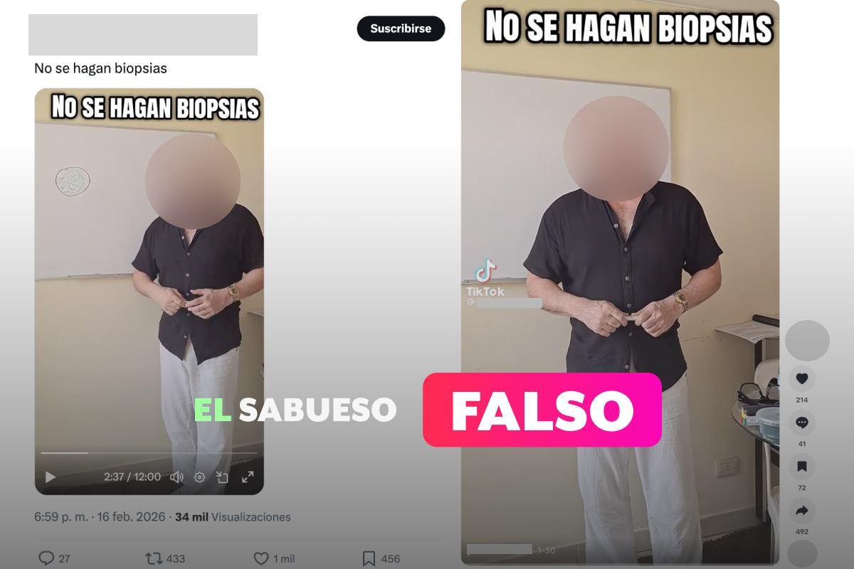 Falso, las biopsias no causan metástasis