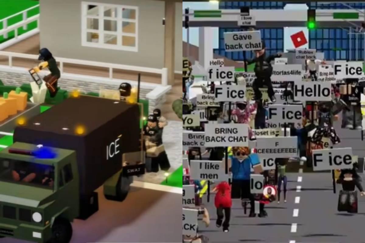 ¿Hasta en juegos en línea? ICE, redadas y protestas en Roblox