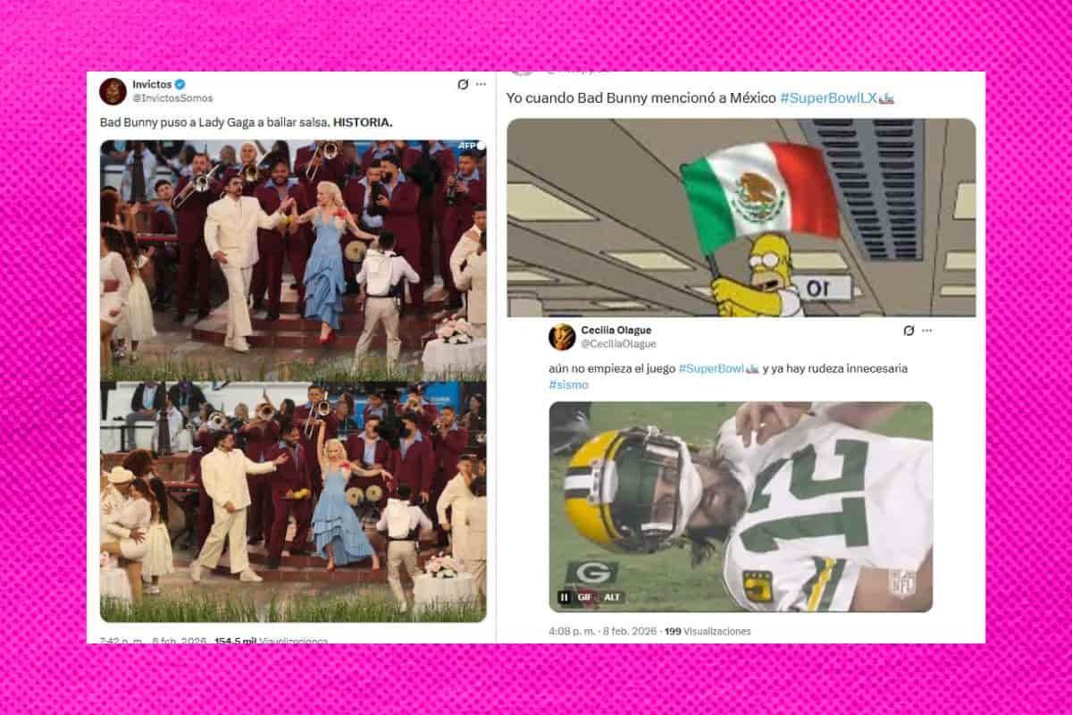 Los mejores memes del medio tiempo del Super Bowl 2026 con Bad Bunny