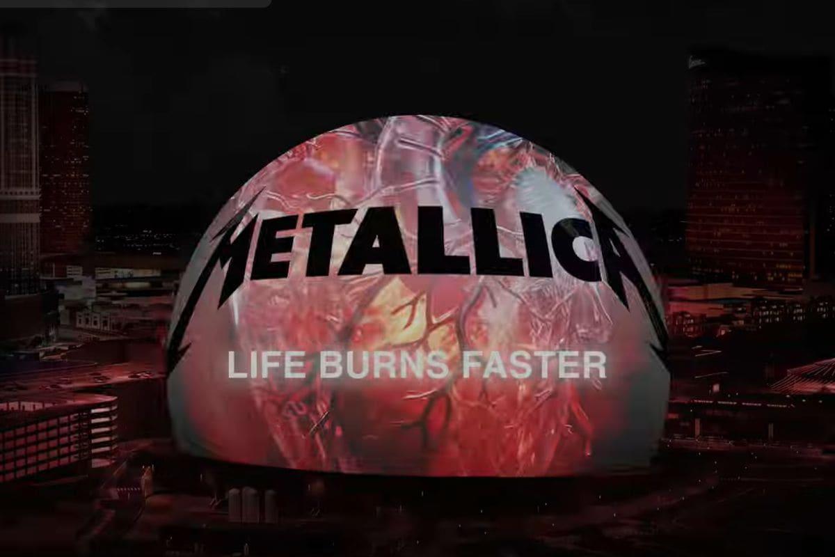 ¡Life Burns Faster! Metallica confirma residencia en La Esfera de Las Vegas