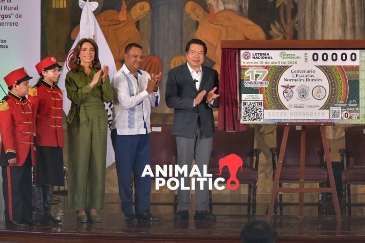 Lotería Nacional y SEP presentan billete conmemorativo por centenario de la creación de las normales rurales en México
