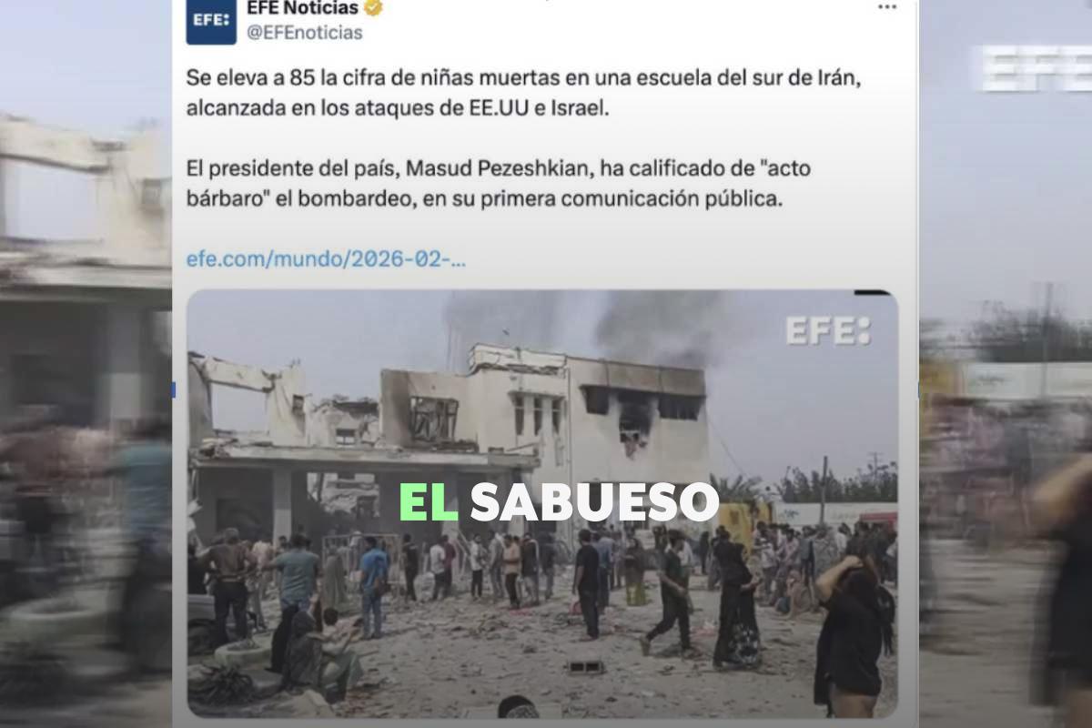 Grok difundió desinformación sobre el ataque a una escuela iraní: las imágenes de EFE sí son reales