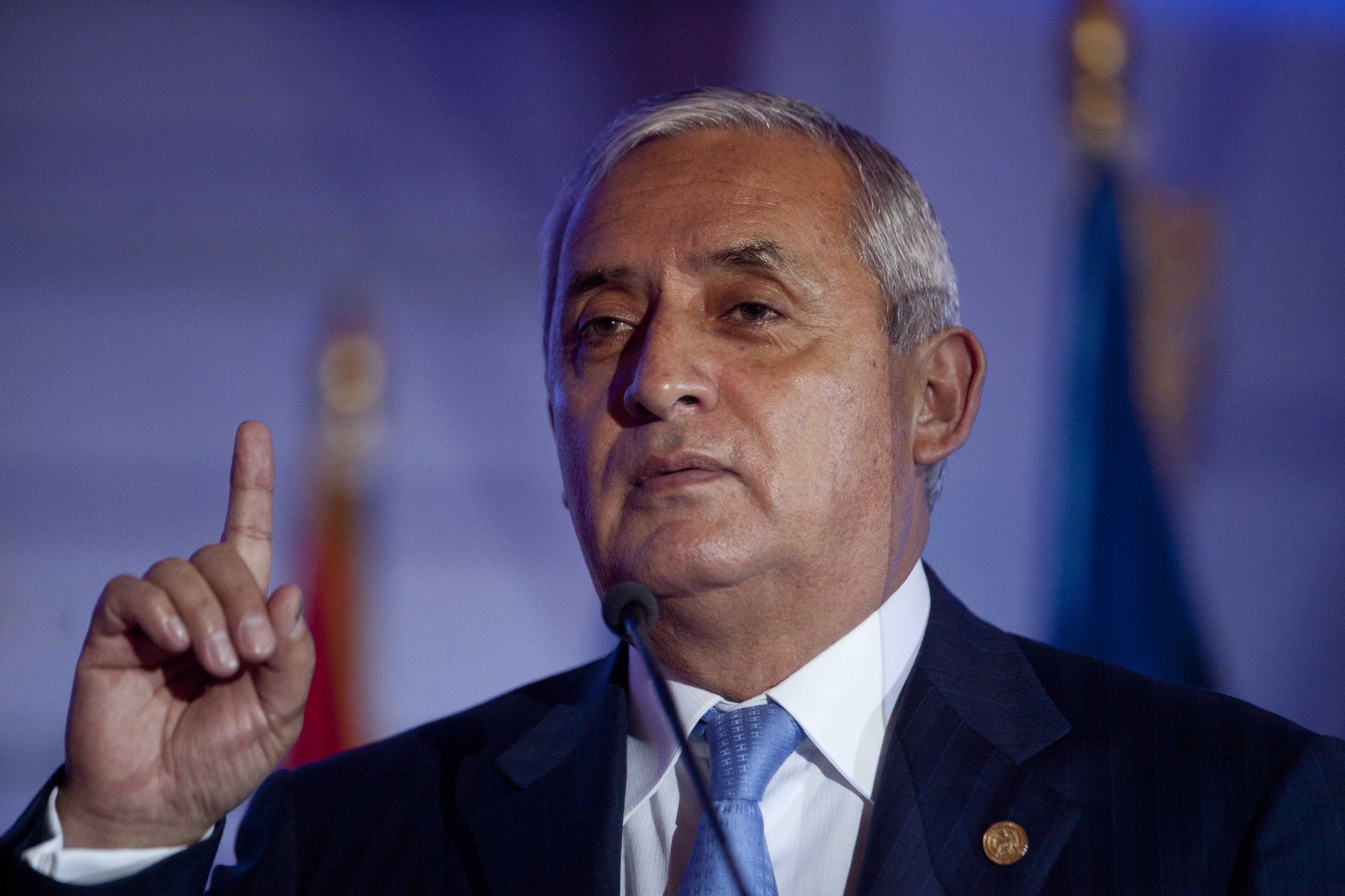 Diputados piden quitar la inmunidad al presidente de Guatemala, Pérez Molina