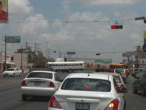 Reportan bloqueos en Reynosa