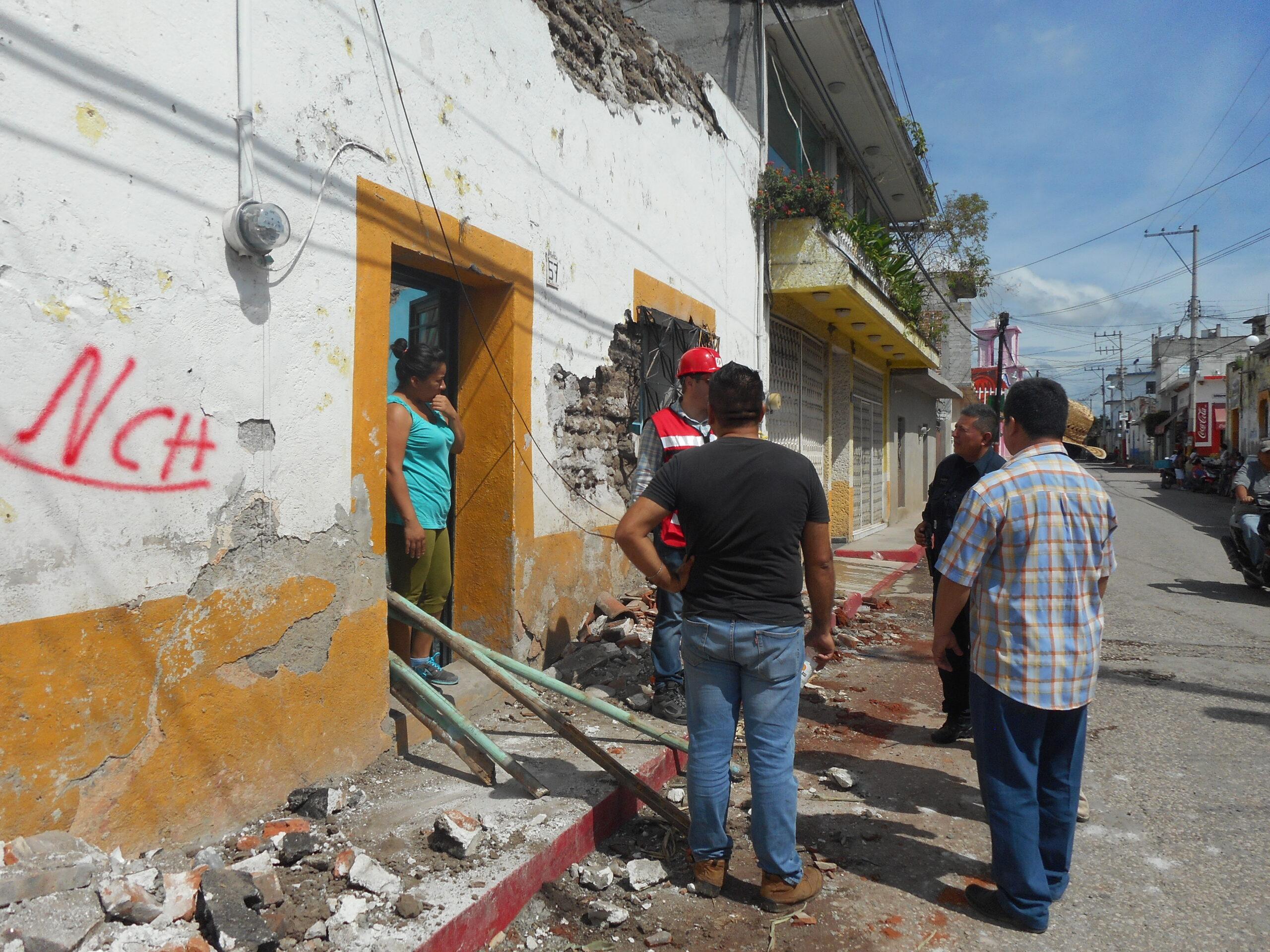 400 casas dañadas en Axochiapan, epicentro del sismo, donde los cimientos son opcionales
