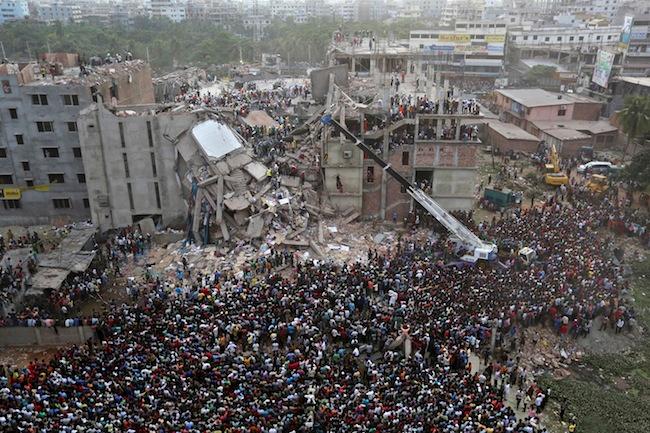 Fotografías de la tragedia en Bangladesh