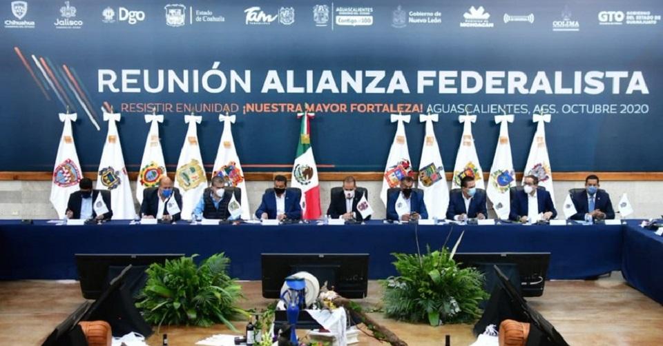 Fije fecha para una reunión, dicen a AMLO gobernadores de Alianza Federalista