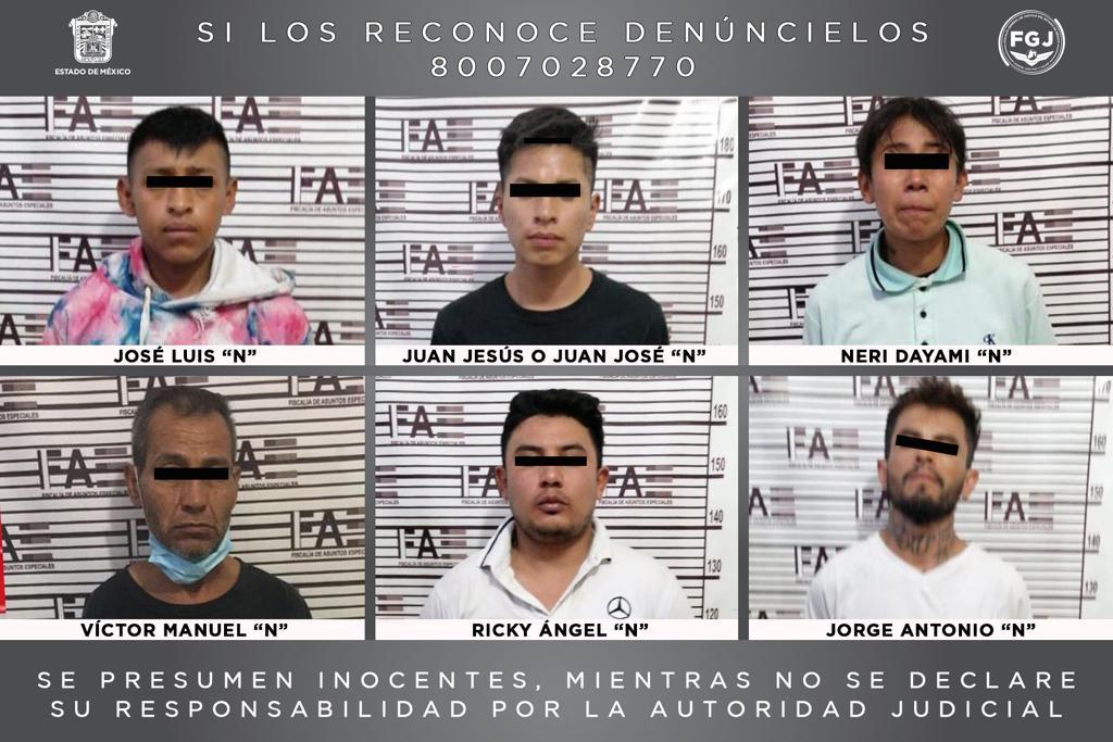 Autoridades detienen a 8 hombres relacionados con el asesinato múltiple ocurrido en Tultepec, Edomex