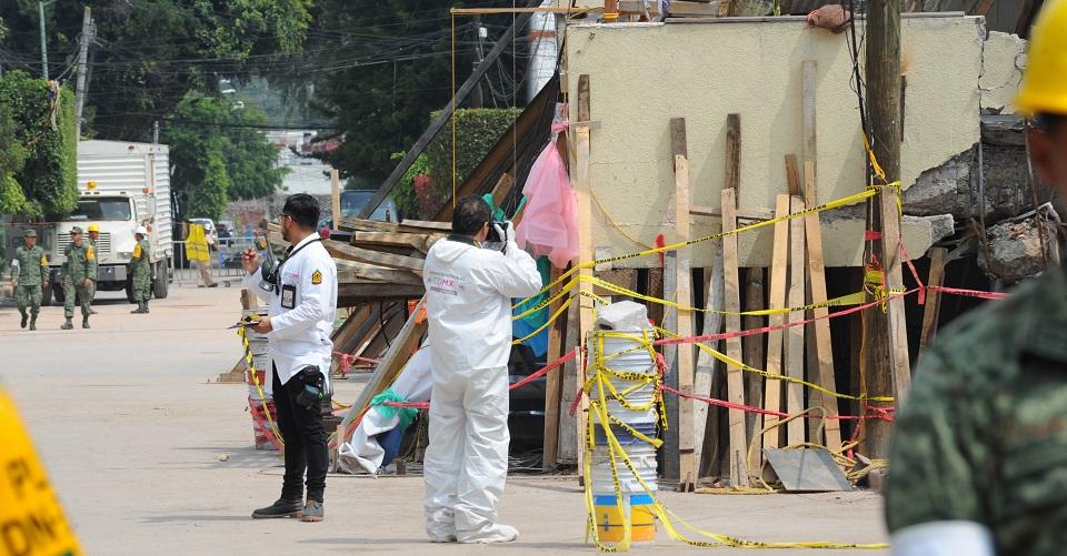 Procuraduría de CDMX inicia 40 carpetas de investigación sobre edificios colapsados por el sismo
