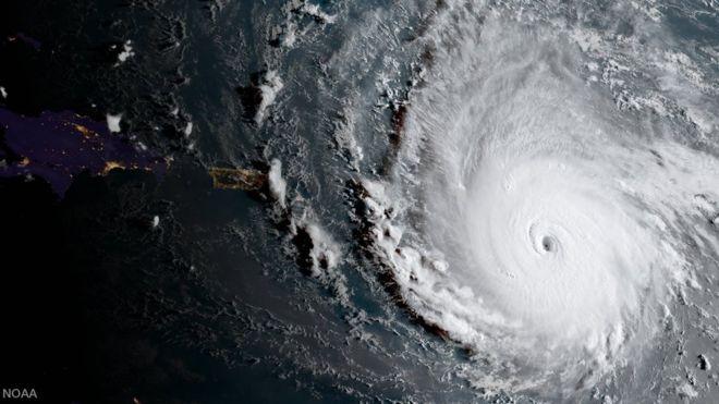 El huracán Irma ya tiene el tamaño de Francia, golpea Antigua y Barbuda y se aproxima a Florida