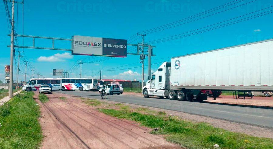 Transportistas liberan la carretera México-Pachuca tras protestar por asesinato de chofer e inseguridad