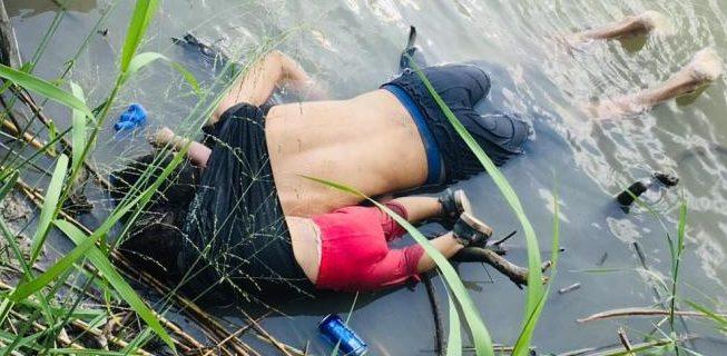 Migrante salvadoreño y su hija mueren ahogados al intentar cruzar el río Bravo