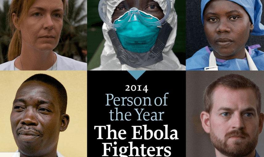 <em>Time</em> nombra Personalidad del Año a médicos que luchan contra el ébola