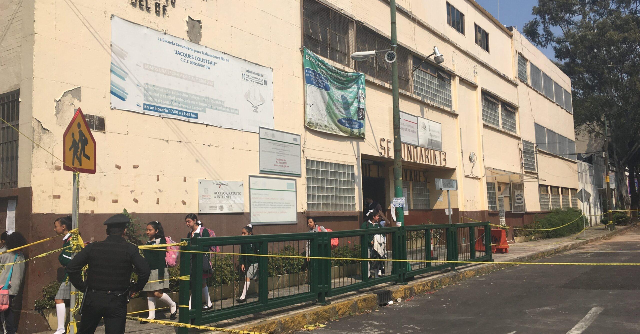 Escuelas y unidades habitacionales de la CDMX, los inmuebles con mayor riesgo ante sismos